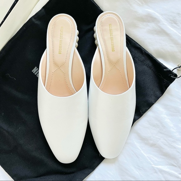 Nicholas Kirkwood Pearl White Mule size 39 - Picture 4 of 7